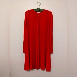 Vintage Linda Allard Ellen Tracy 100% Silk Dress with button back Size 8